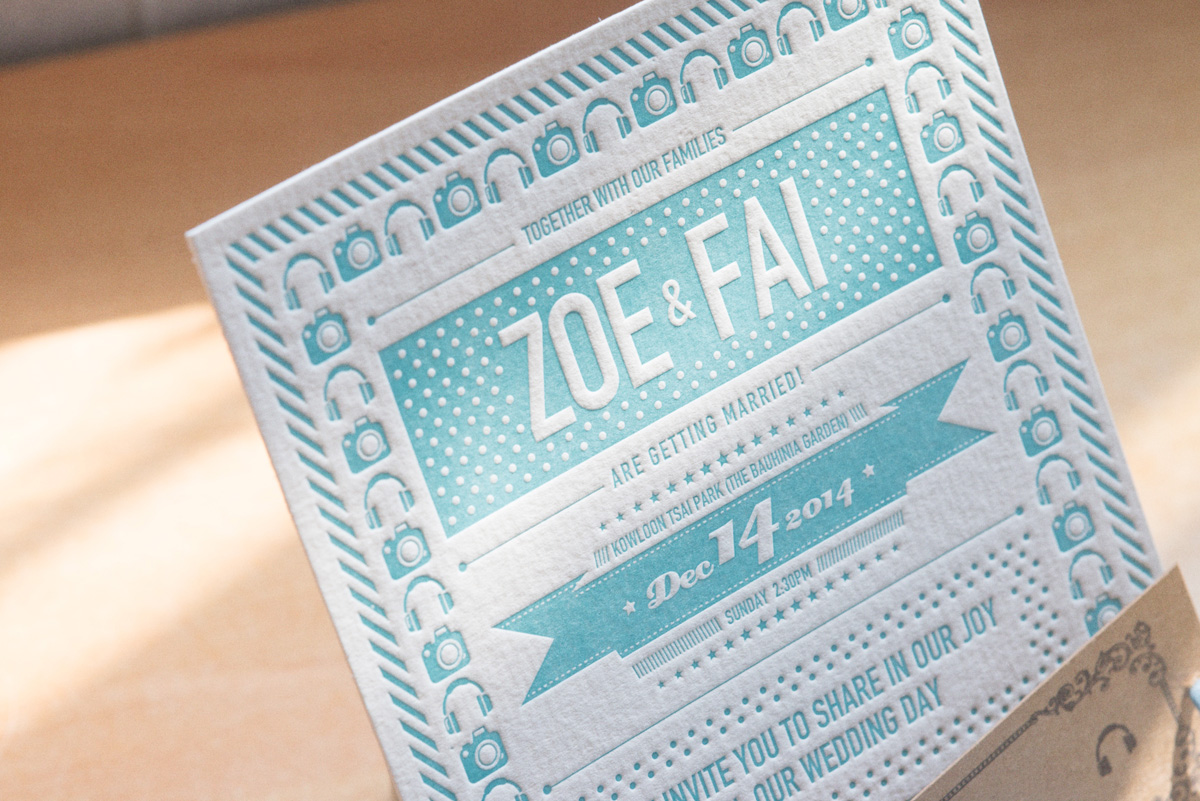 Zoe & Fai - Wedding Invitation Design idea